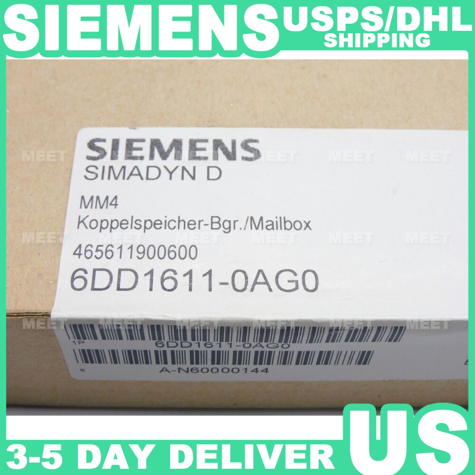 New Siemens 6DD1 611-0AG0 6DD1611-0AG0 SIMADYN D MAILBOX MM4