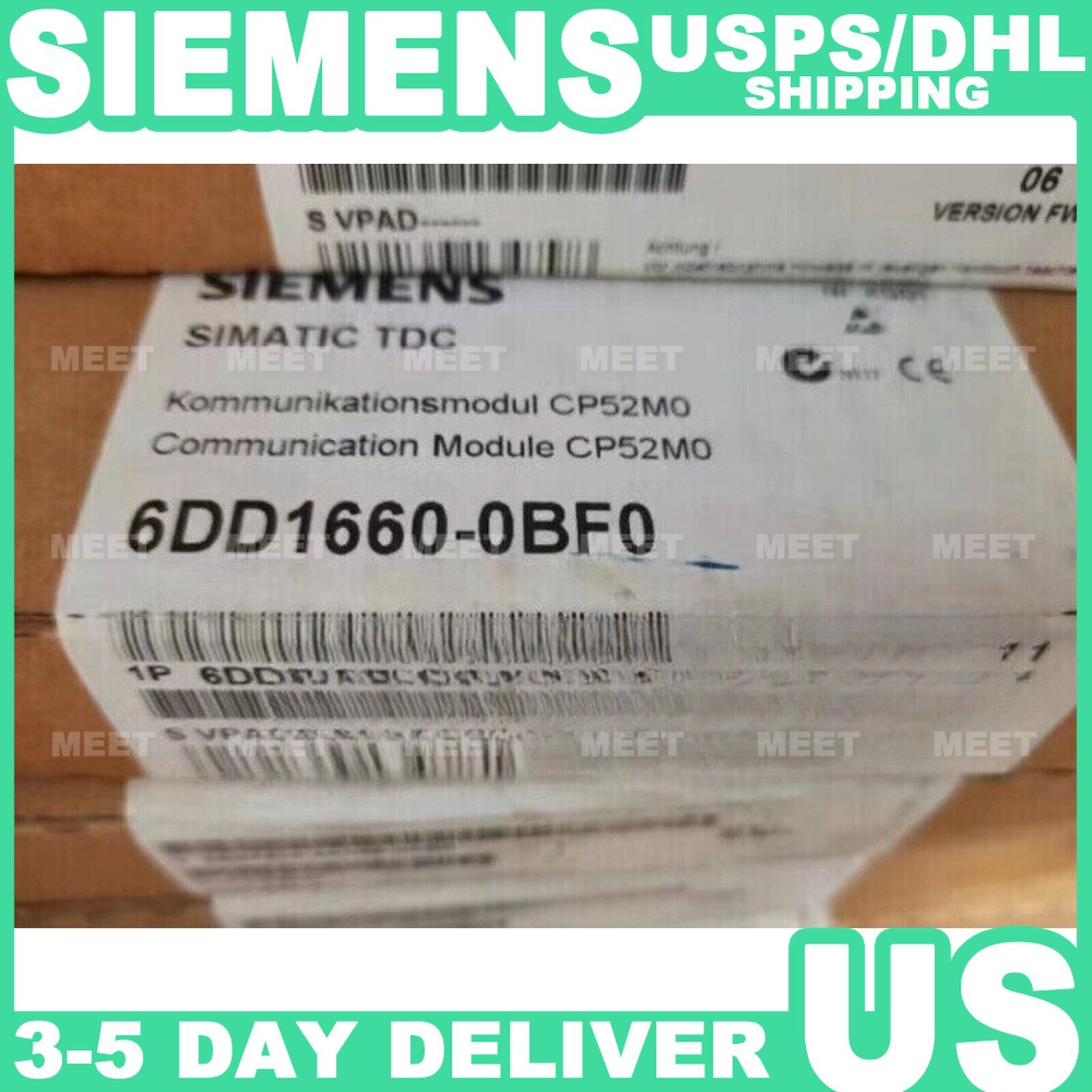 New Siemens 6DD1 660-0BF0 6DD1660-0BF0 SIMATIC TDC Communication module CP 52M0
