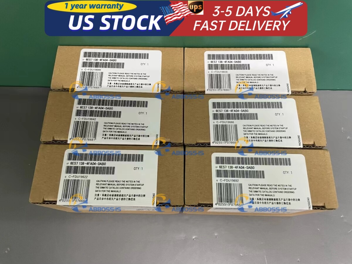 6ES7138-4FA04-0AB0 NEW Siemens Input Module 6ES7 138-4FA04-0AB0  ~US STOCK~