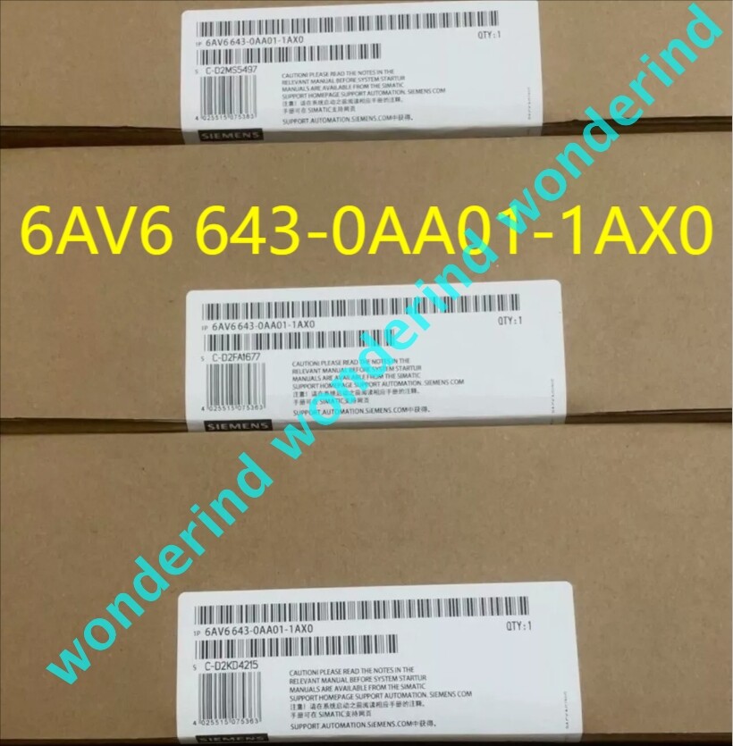 New in Box 6AV6643-0AA01-1AX0 Siemens Module  6AV6 643-0AA01-1AX0 FREE SHIP
