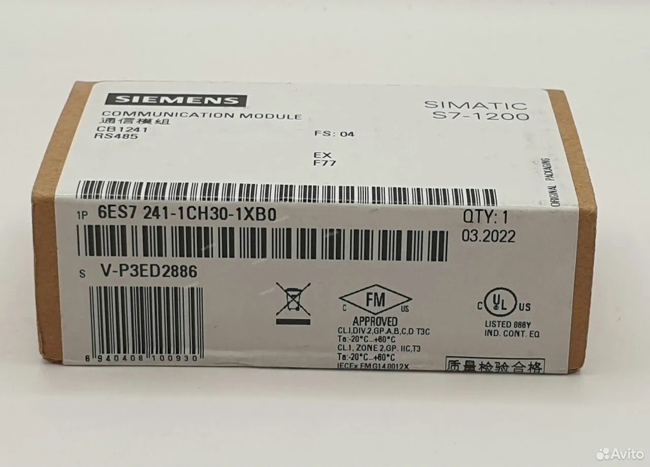 1PC Siemens 6ES7 241-1CH30-1XB0 SIMATIC S7-1200 CB 1241 PLC