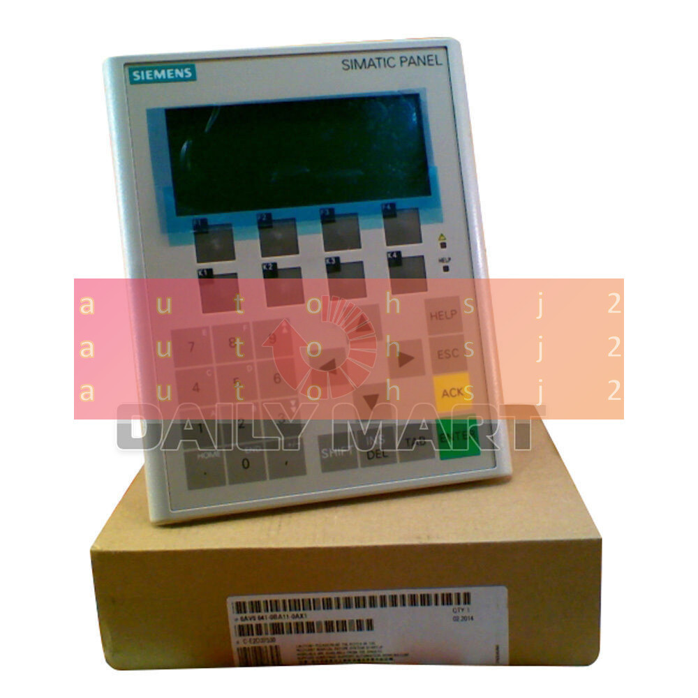 SIEMENS 6AV6 641-0BA11-0AX1 OPERATOR PANEL OP77A 4.5" BACKLIT LCD NIB HMI NEW