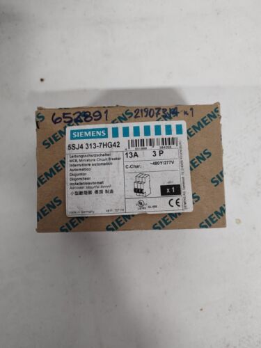 Siemens 5SJ4313-7HG42 10kA 15A 3-Pole Circuit Breaker
