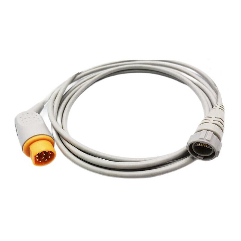 10pin to Argon IBP Pressure Transducer Trunk Cable Compatible Siemens/Draeger
