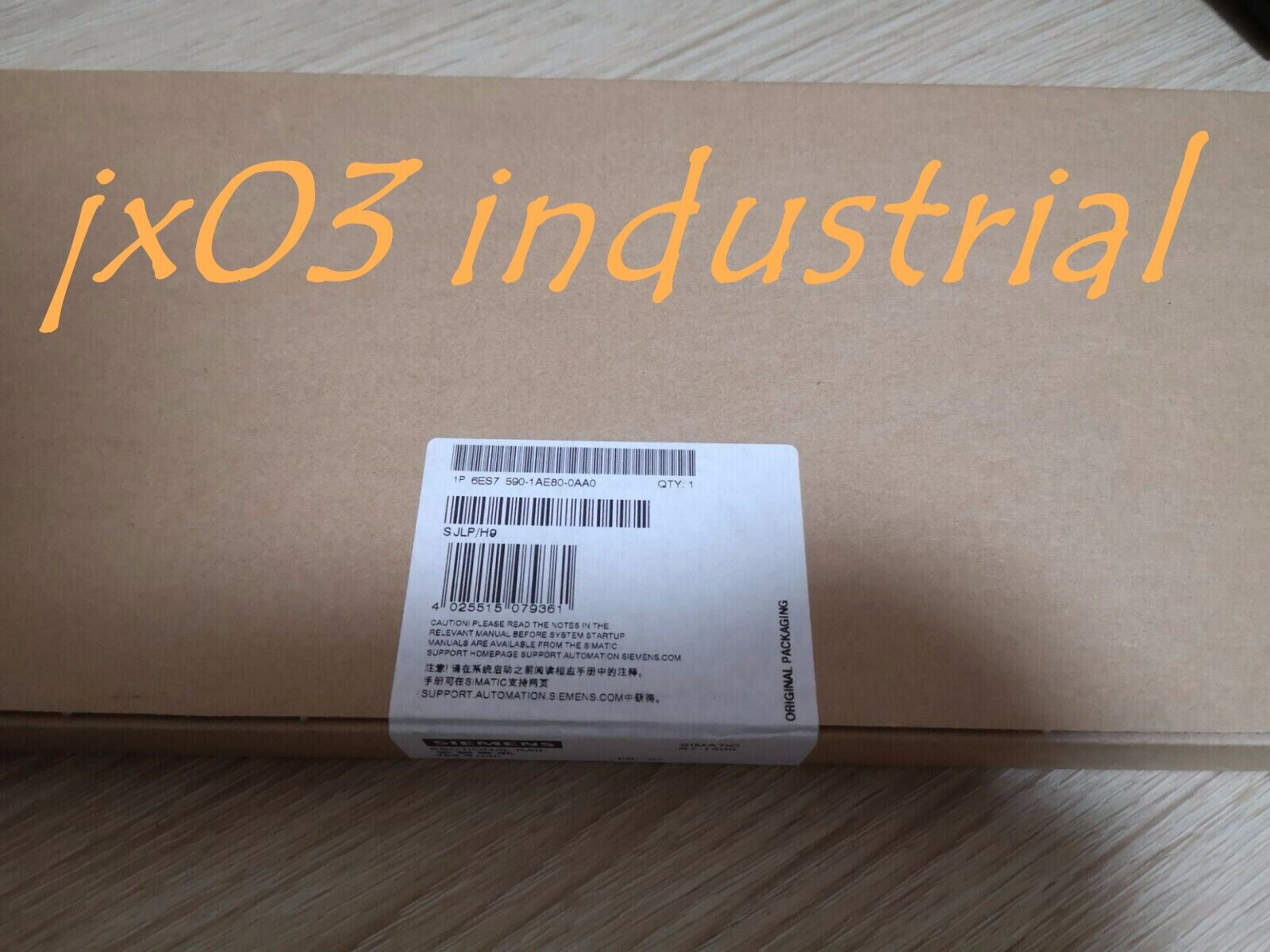 NEW SIEMENS 6ES7590-1AE80-0AA0 482.6mm In Box SPOT STOCK 6ES7590-1AE80-0AA0