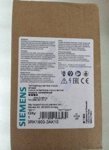 New 1PCS SIEMENS 3RK1903-0AK10 PLC Termination Module for ET200S Direct Starter