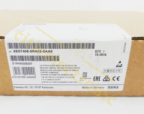 New 6ES7 405-0RA02-0AA0 SIEMENS 6ES7405-0RA02-0AA0 S7-400, power supply PS405