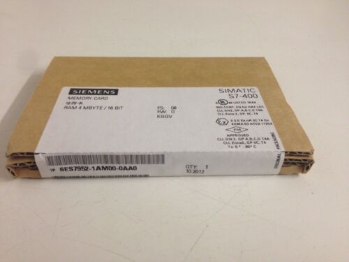 1PCS Unopened New in box SIEMENS 6ES7952-1AM00-0AA0 6ES7 952-1AM00-0AA0
