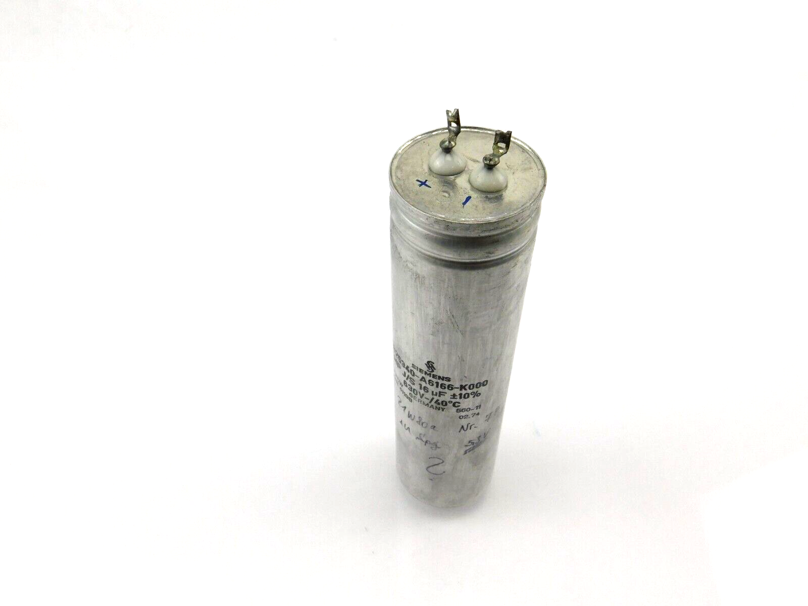 Siemens B25340-A6166-K000 Mp J/S 16 Μf 10% 630V 104° For