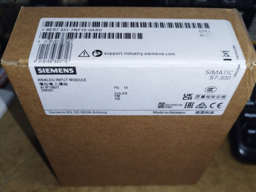 New 6ES7 331-7NF10-0AB0 SIEMENS S7-300 6ES7331-7NF10-0AB0 Module In Box