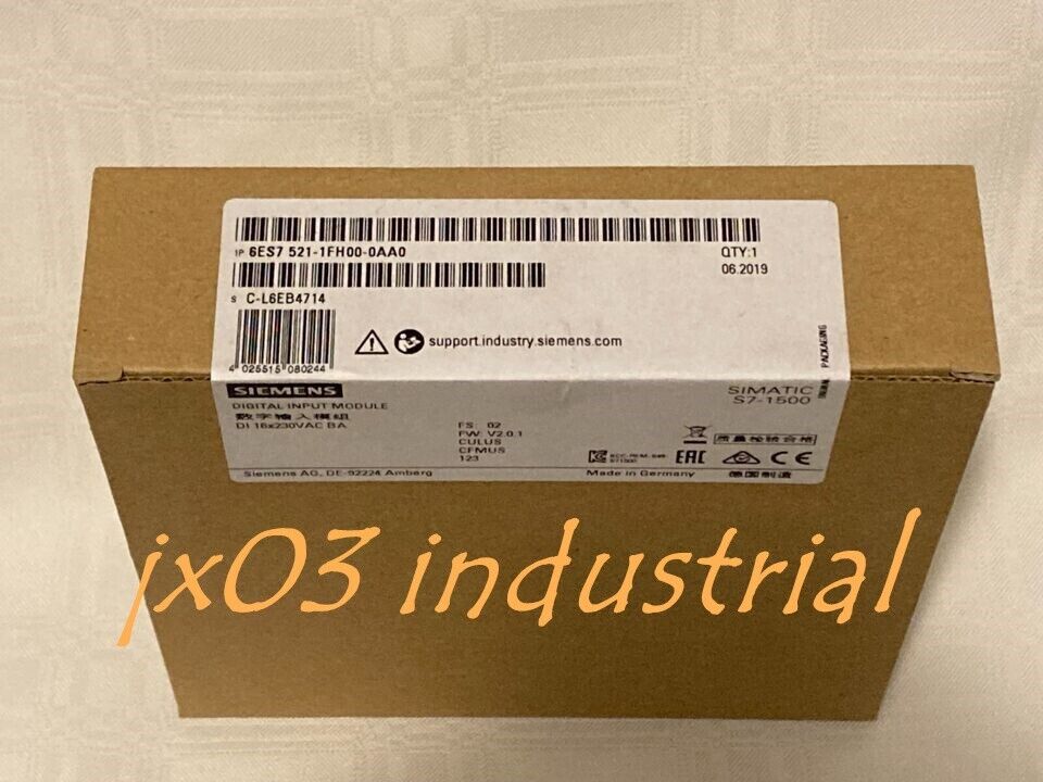 New Siemens 6ES7521-1FH00-0AA0 6ES7 521-1FH00-0AA0  S7-1500 Digital input module