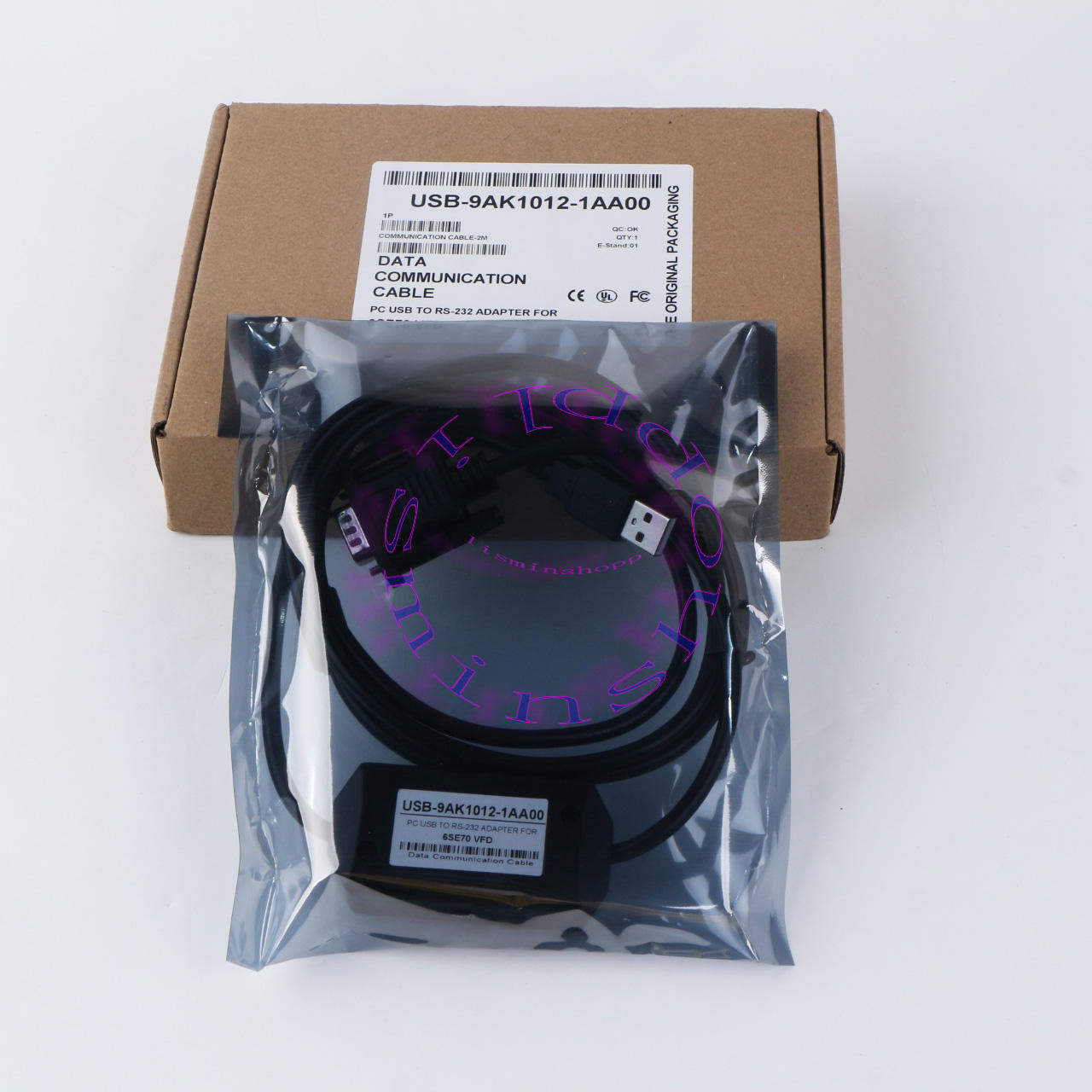 1PCS NEW FOR Siemens PLC Programming Cable 6SE70 9AK1012-1AA00 USB-9AK1012-1AA00