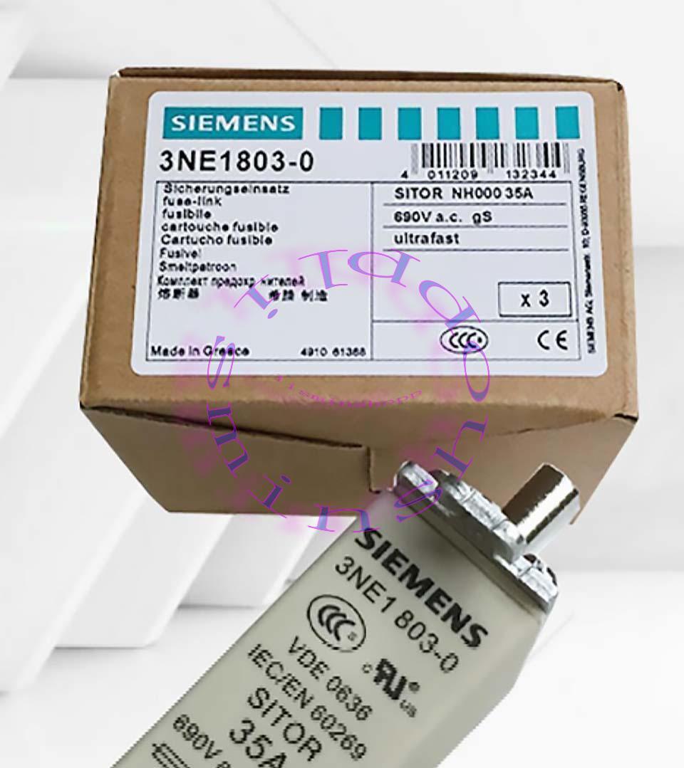 3PCS NEW Siemens 3NE1803-0 3NE1 803-0 35A 690V