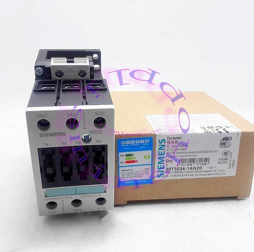 ONE Siemens Contactor 3RT5036-1AN20 3RT50361AN20 AC220V New
