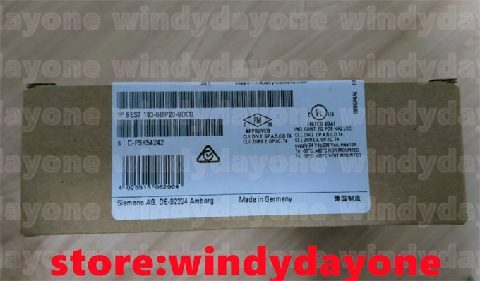 6ES7 193-6BP20-0DC0 6ES7193-6BP20-0DC0 New Siemens Expedited Shipping
