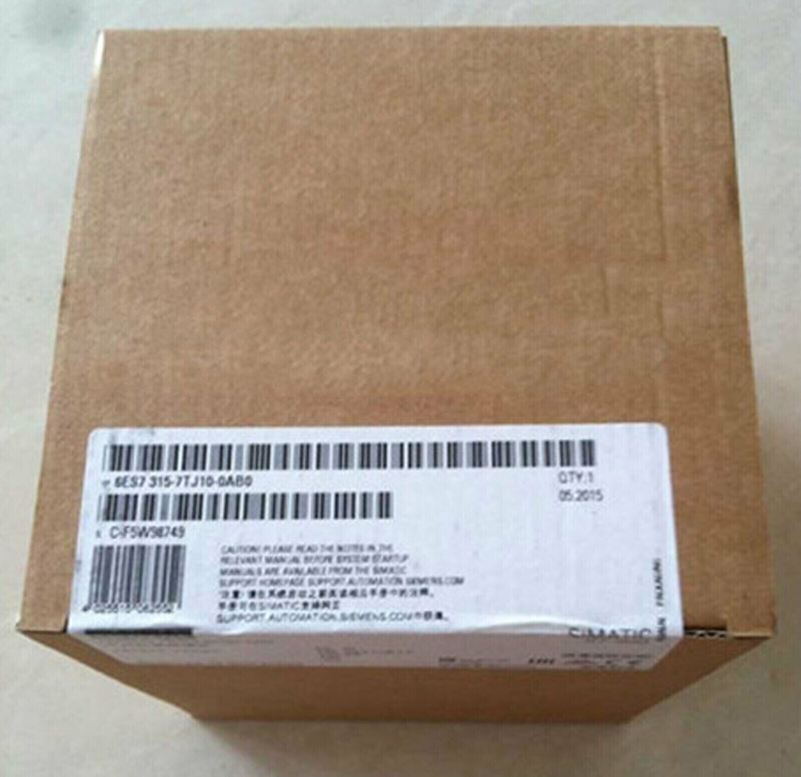New Sealed Siemens 6ES7 315-7TJ10-0AB0 SIMATIC S7-300 Central Processing Unit