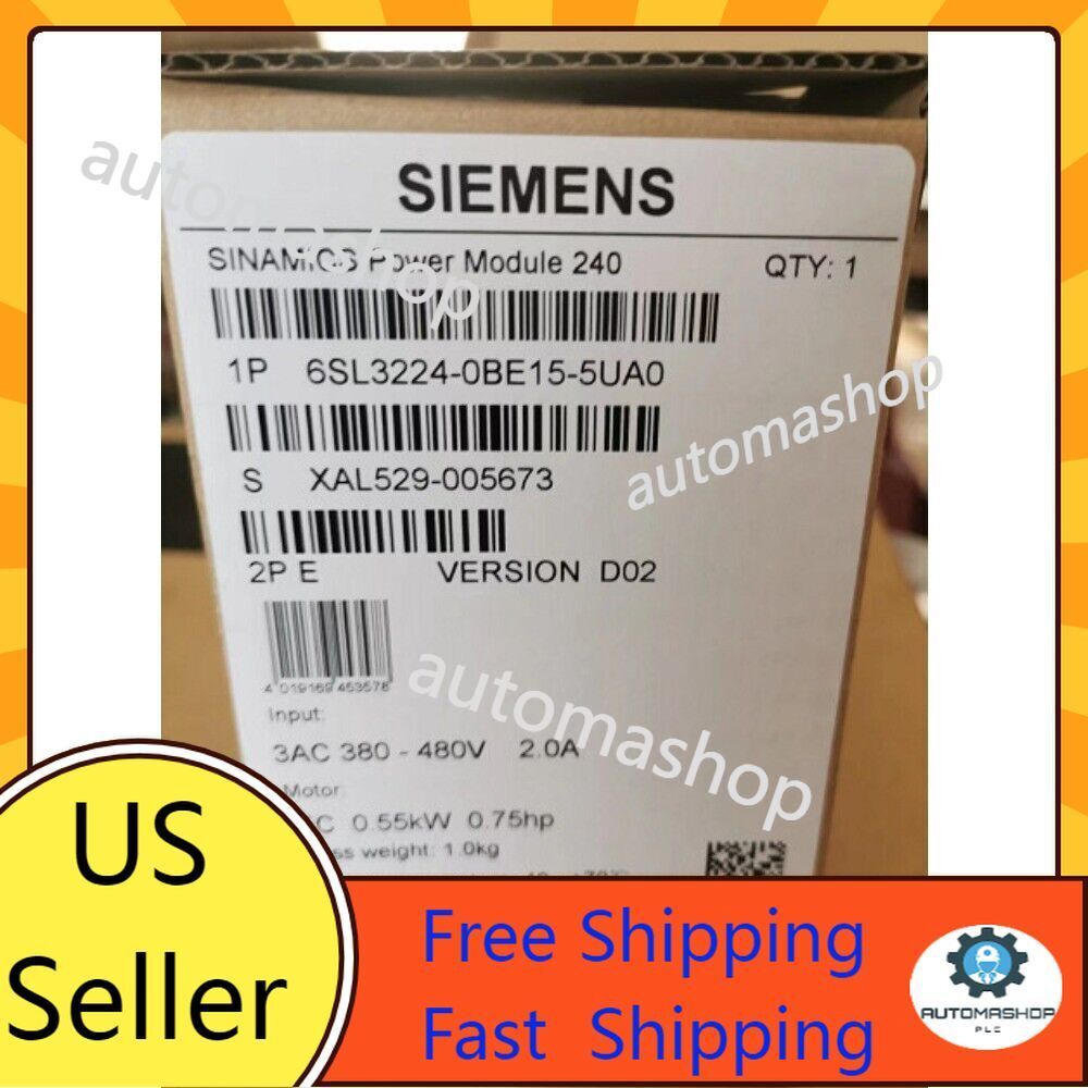 New Siemens 6SL3224-0BE15-5UA0 6SL32240BE155UA0 G120 PM 240 Power Module