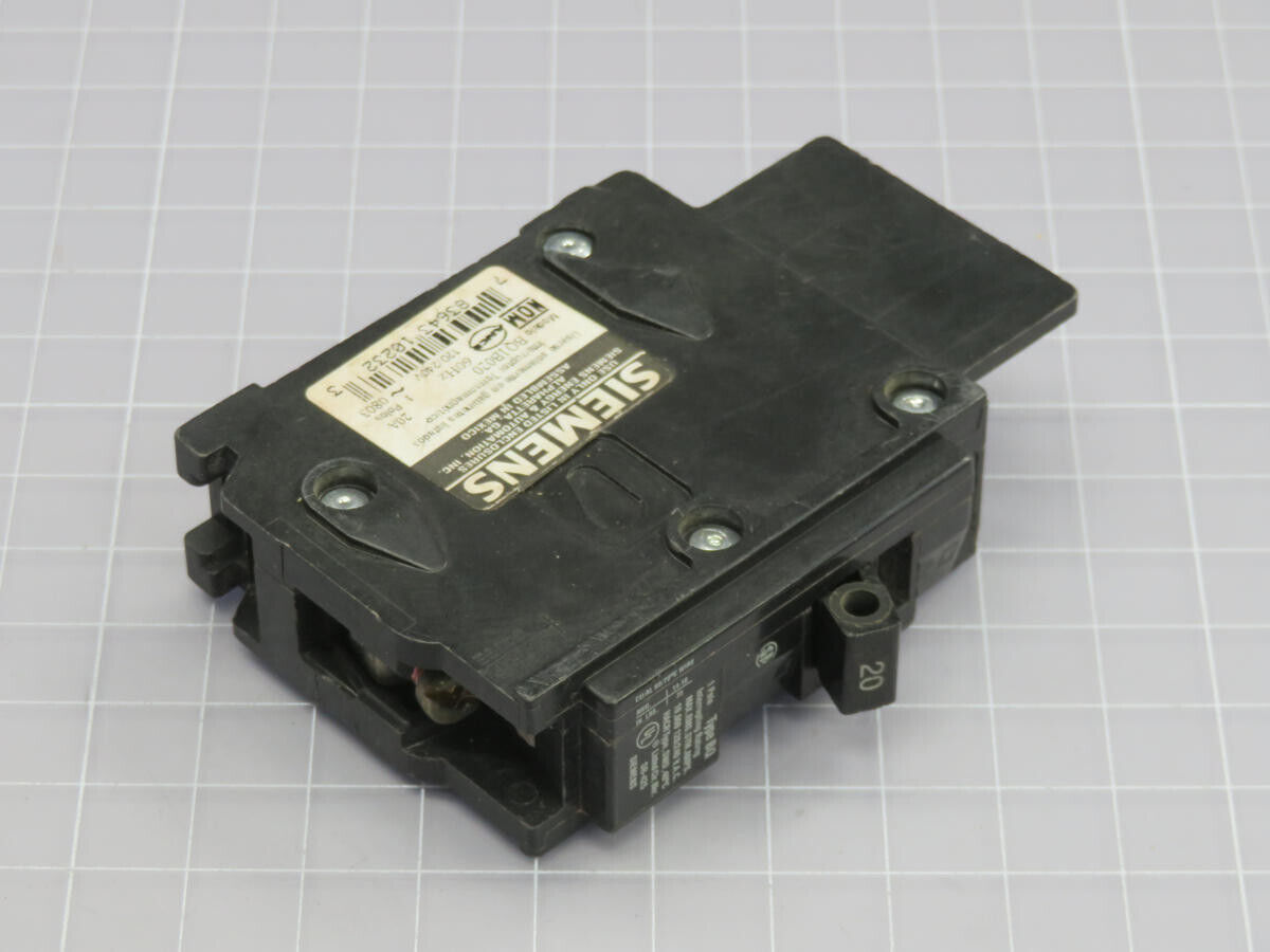 SIEMENS BQ1B020 CIRCUIT BREAKER T224520