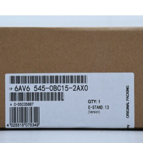 New Factory Sealed  Siemens  Touch Panel HMI 6AV6 545-0BC15-2AX0