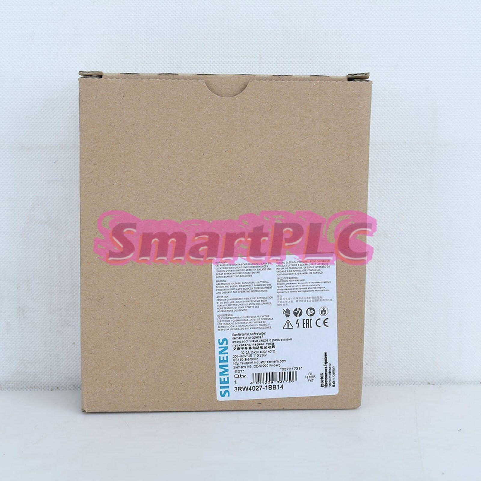 Original 1Pc SIEMENS 3RW4027-1BB14 Soft Starter NEW 3RW4 027-1BB14