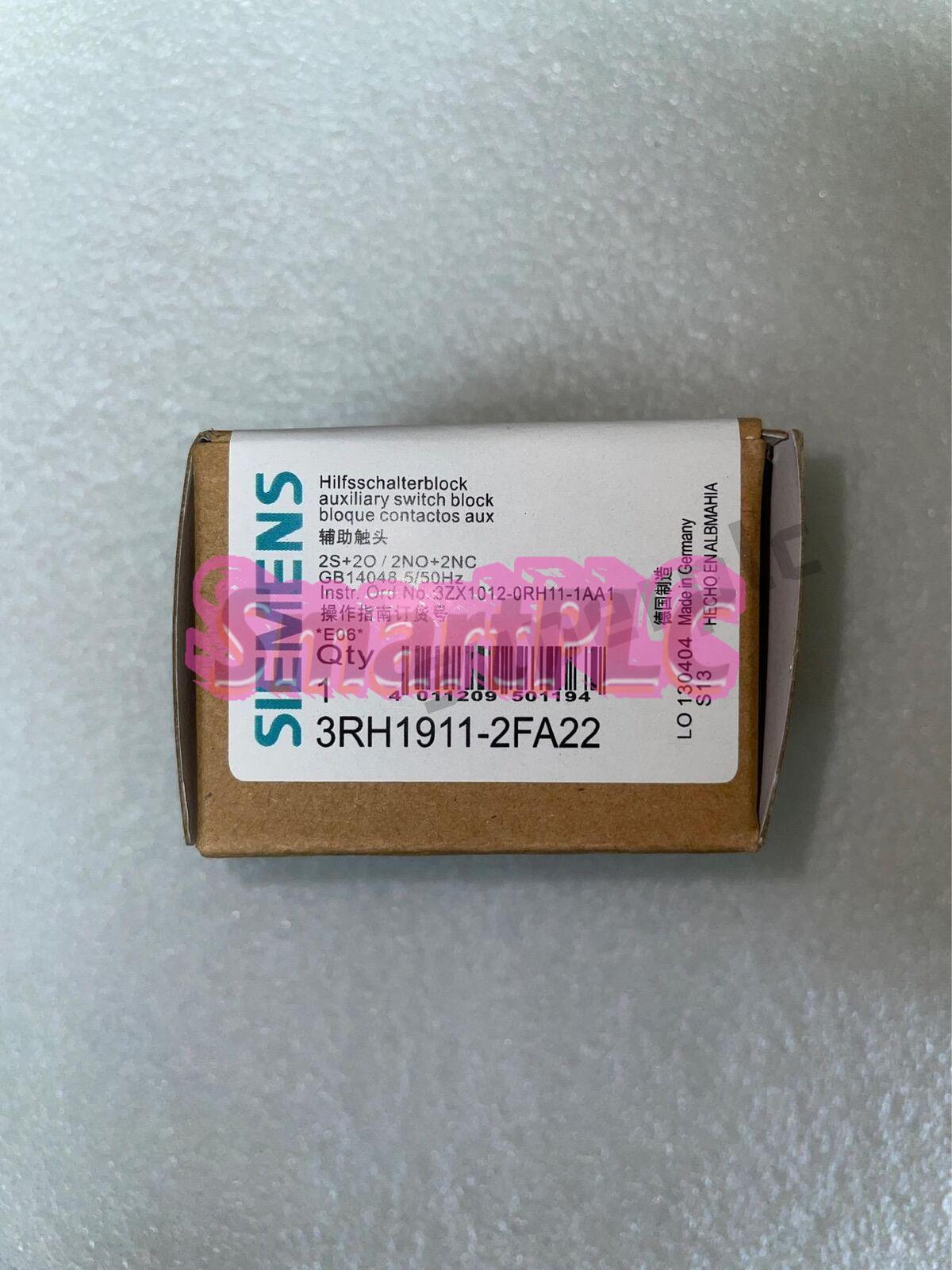 NEW SIEMENS 1Pc 3RH1911-2FA22 3RH1 911-2FA22  AUXILIARY CONTACT