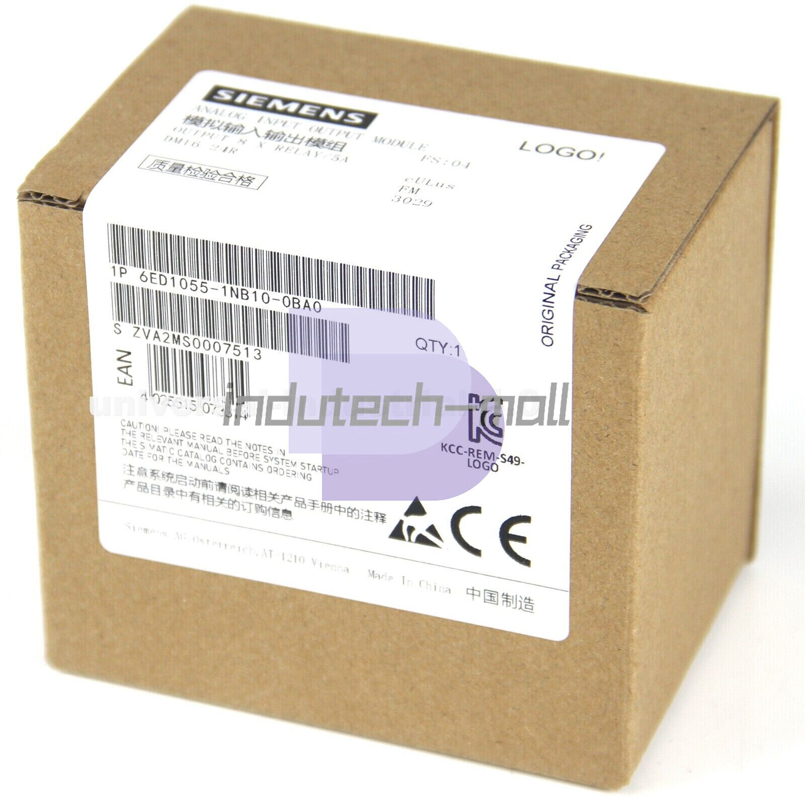 1PCS SIEMENS 6ED1 055-1NB10-0BA0 Digital I/O Module NEW