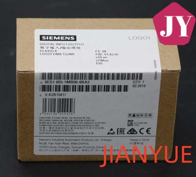1PCS Unopened New Siemens DM8 12/24R 6ED1 055-1MB00-0BA2(UPS，FedEx or DHL)