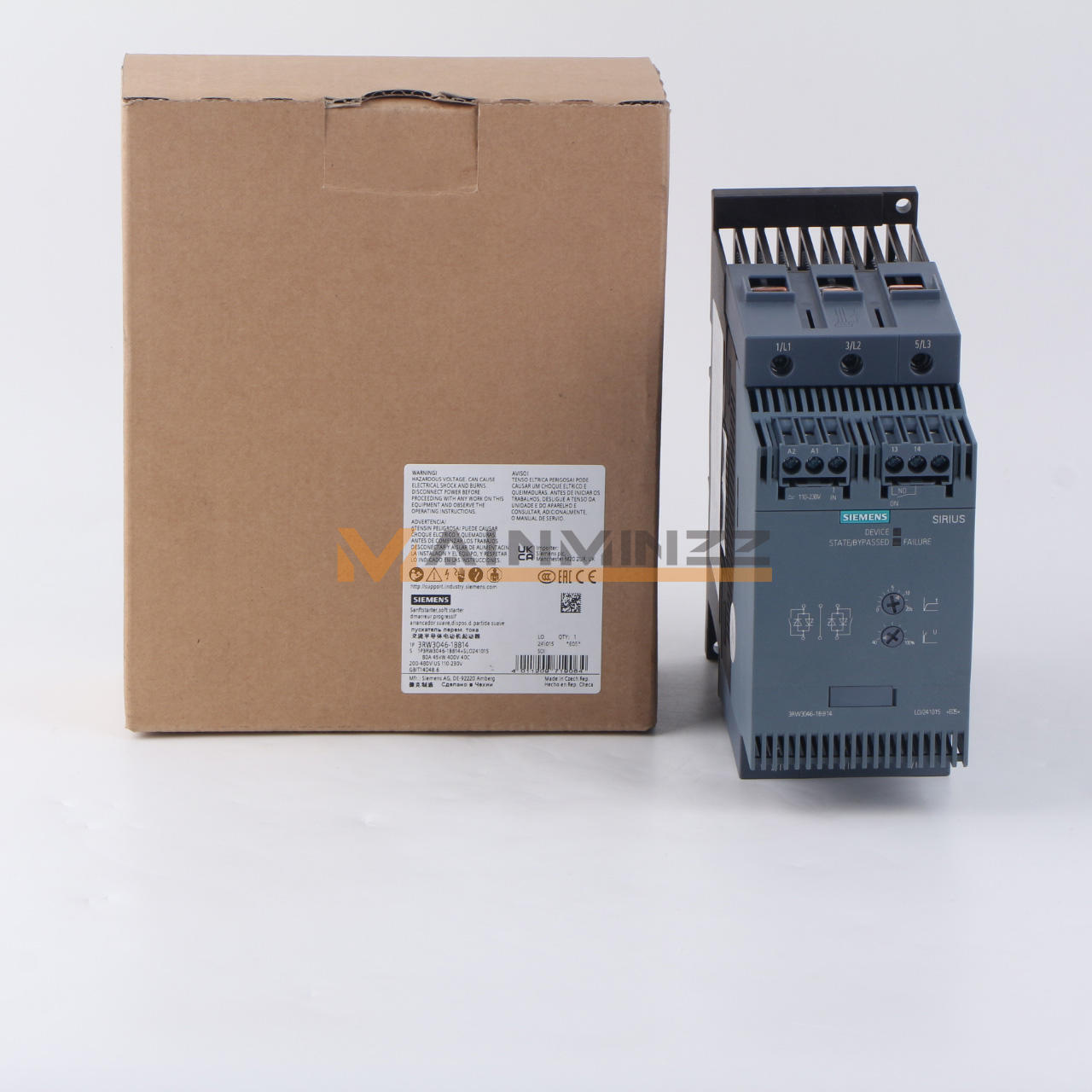 ONE NEW SIEMENS soft starter 3RW3046-1BB14 45KW