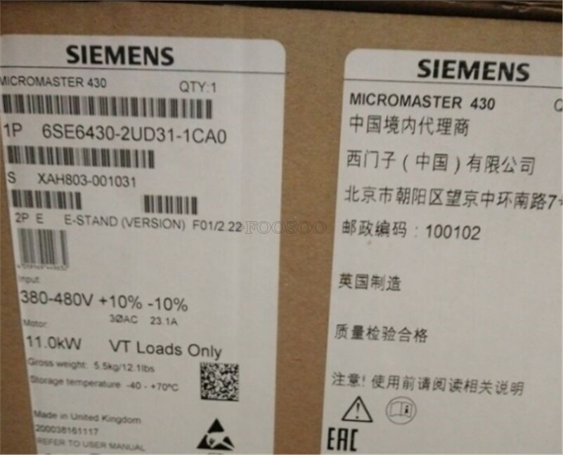 1Pc New Siemens 6SE6 430-2UD31-1CA0 qw