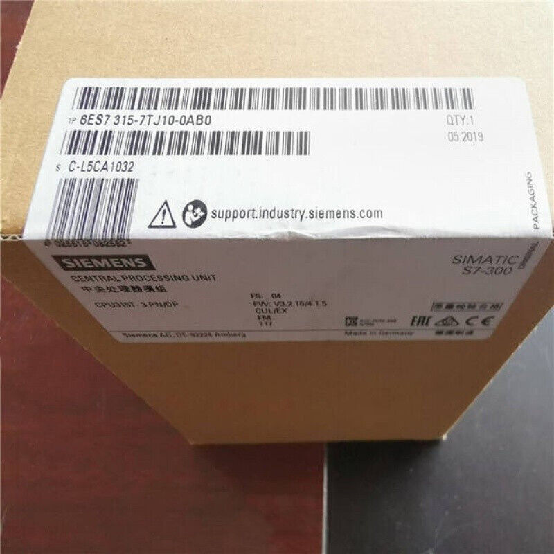 NEW Unopened SIEMENS 6ES7 315-7TJ10-0AB0 Module Free Shipping