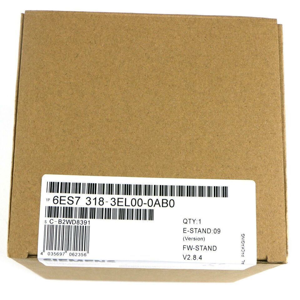 Factory Sealed New Original 6ES7 318-3EL00-0AB0 SIEMENS  Free Shipping