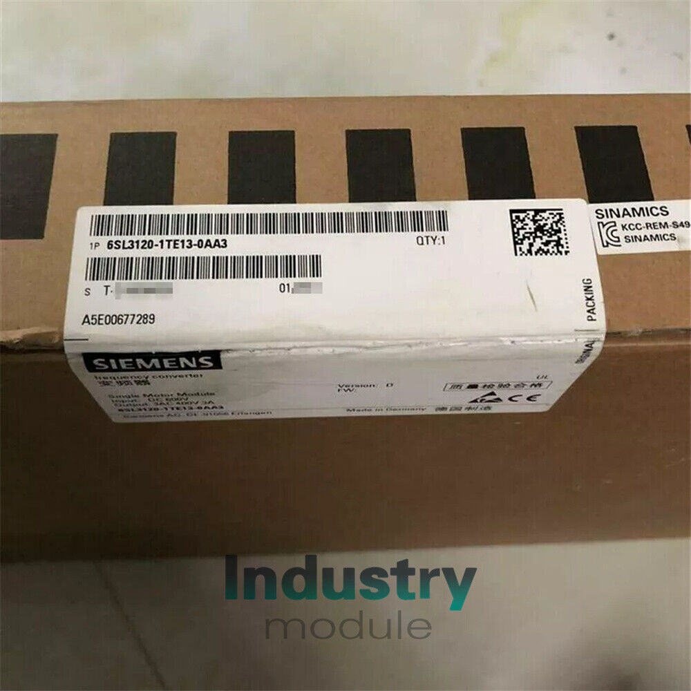 1PCS New Siemens 6SL3 120-1TE13-0AA3 6SL3120-1TE13-0AA3 In Box Expedited Ship