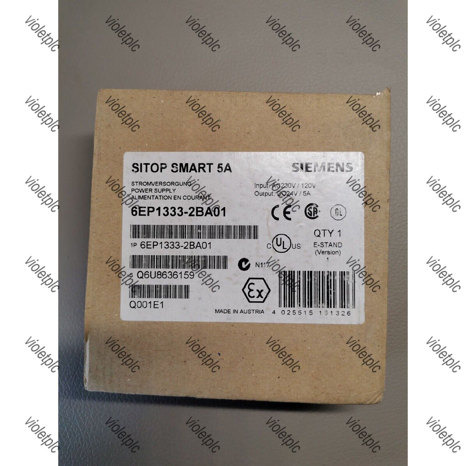 6EP1333-2BA01 1PCS New Brand Siemens Power Supply 6EP1 333-2BA01 Fast delivery