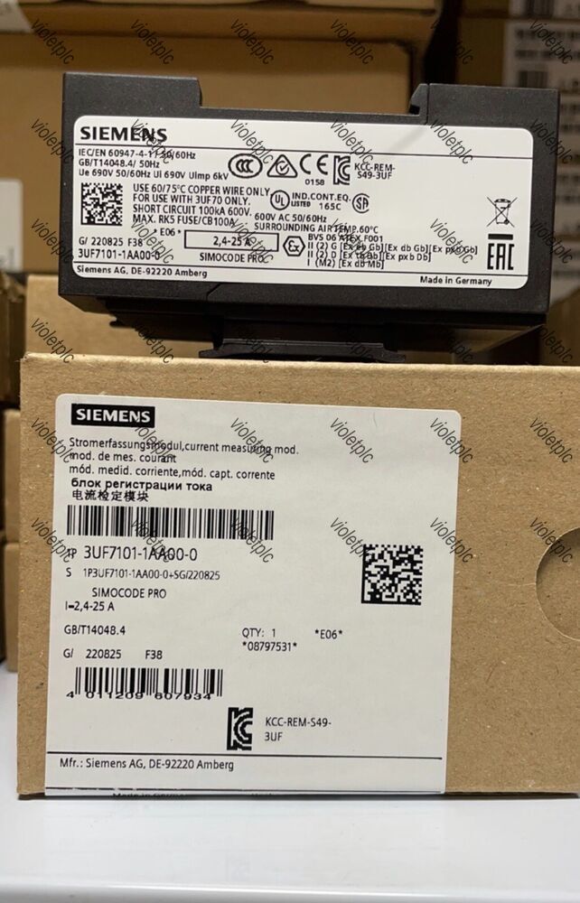 1pcs brand new Siemens 3UF7101-1AA00-0 Current Verification Module