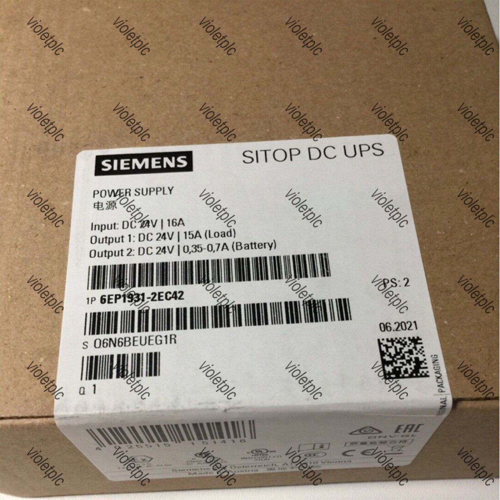 6EP1931-2EC42 New IN STOCK Siemens Power Supply shipping by DHL/UPS