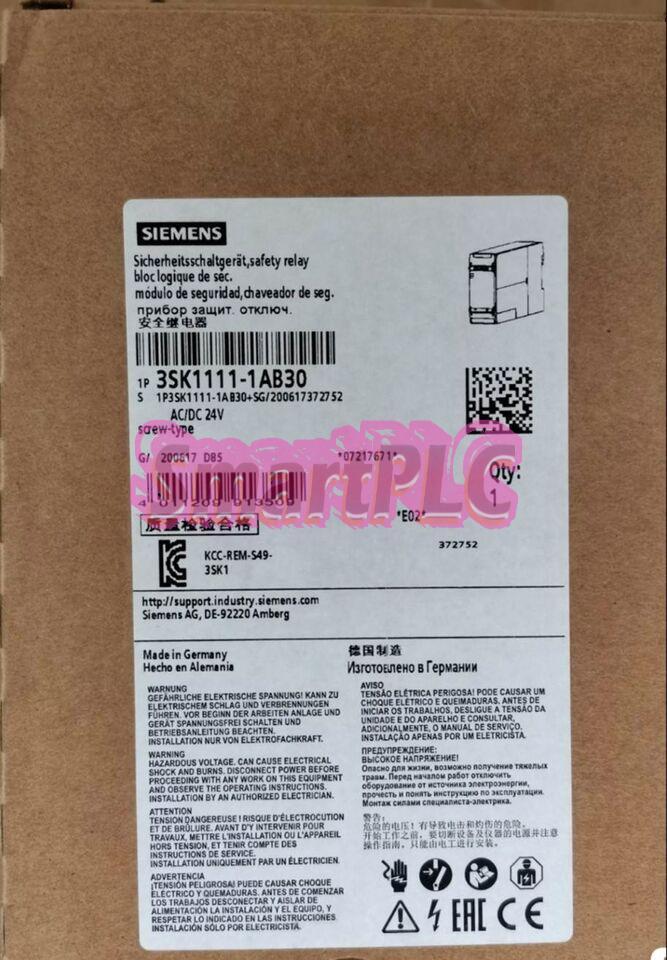 Siemens 1Pc 3SK1 111-1AB30 3SK1111-1AB30 Safety Relay NeW In Box