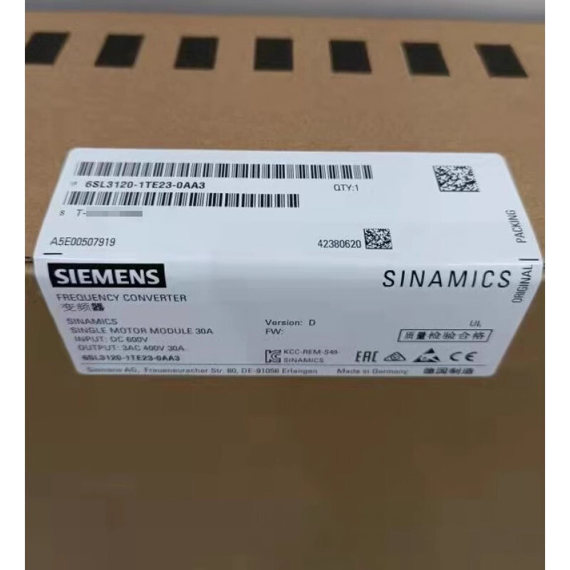 NEW Unopened 6SL3120-1TE23-0AA3 Dual motor PLC Module SIEMENS Free Delivery