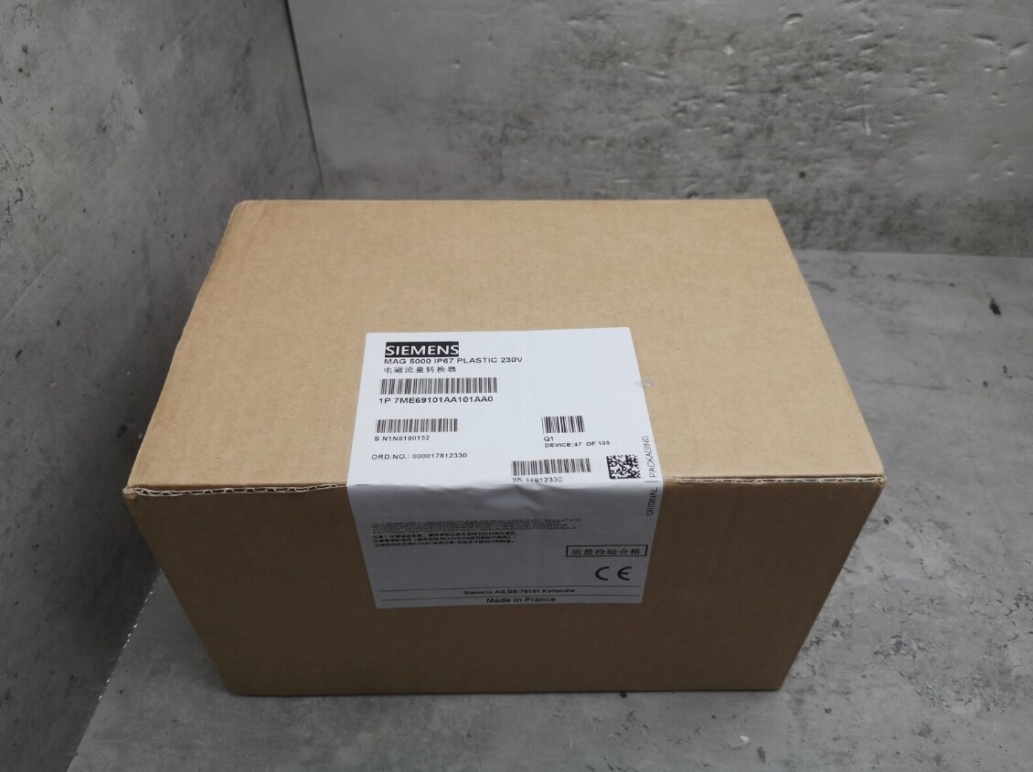 NEW Unopened Siemens MAG 5000 Transmitter SITRANS F M Flow 7ME6910-1AA10-1AA0