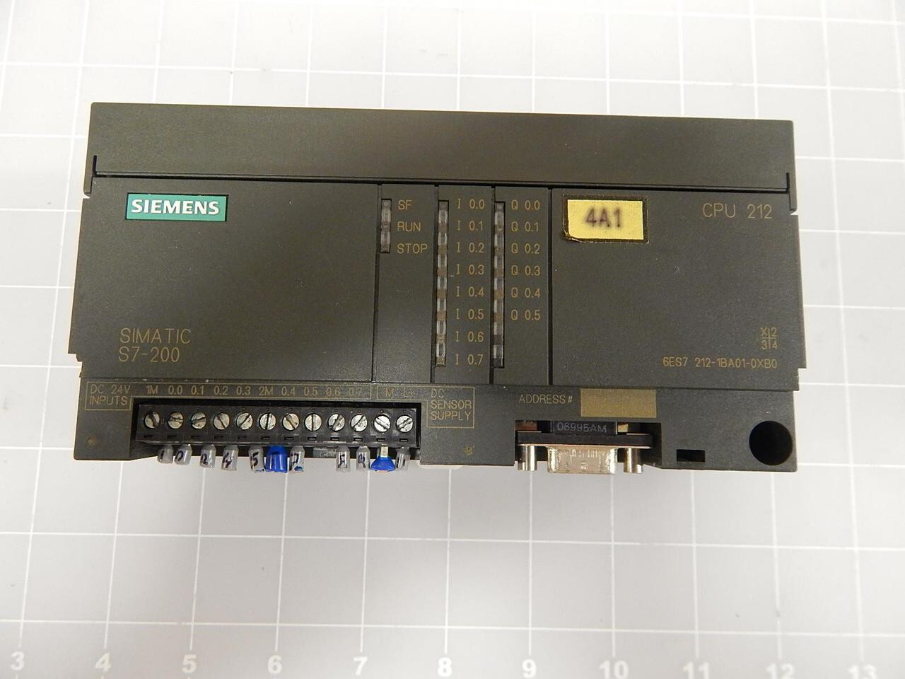 SIEMENS S7-200 6ES7 212-1BA01-0XB0 CPU MODULE T65763