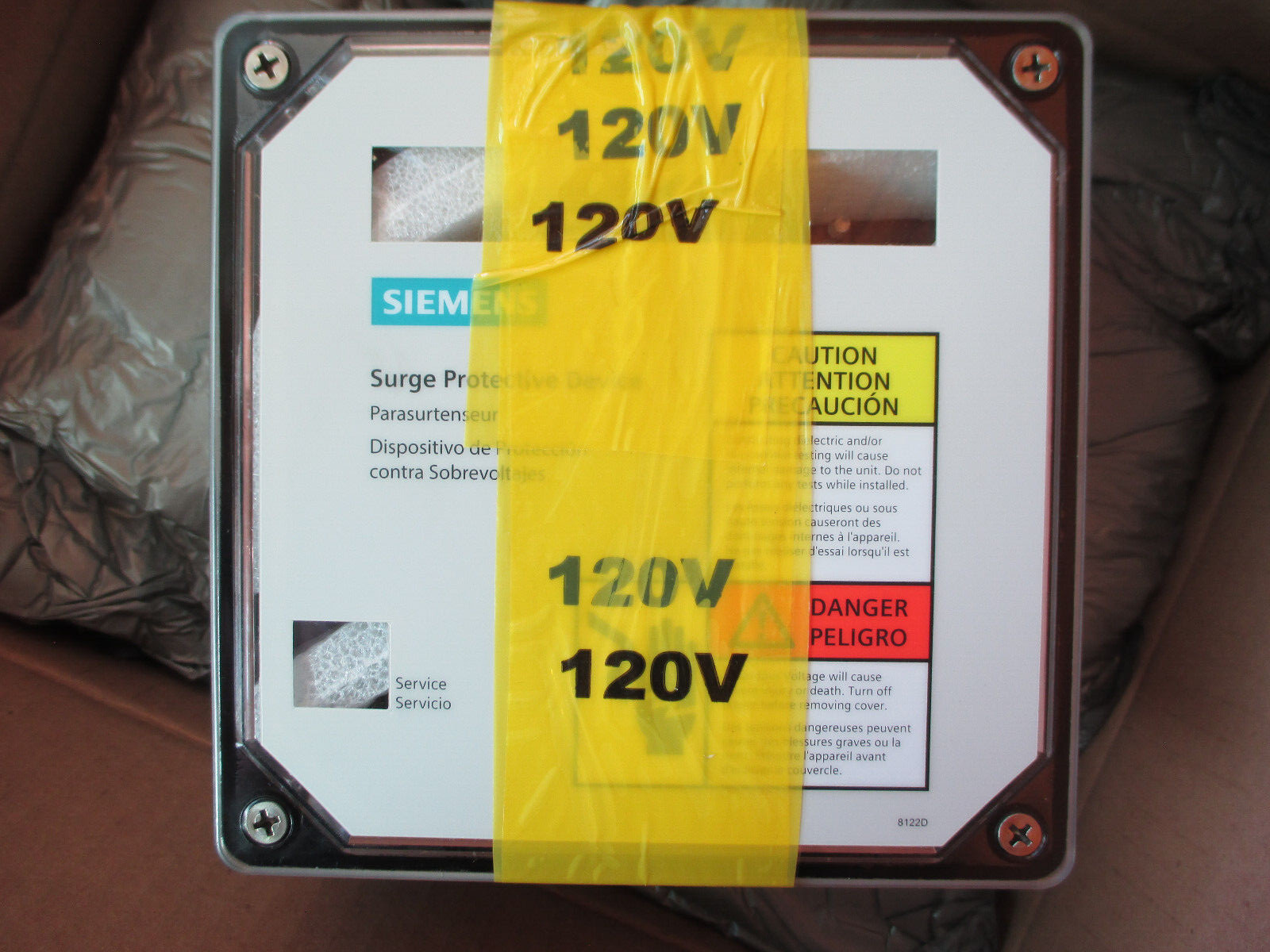 New Siemens TPS3C1120D2 Surge Protection / Protective Device. 20 kA / 120V