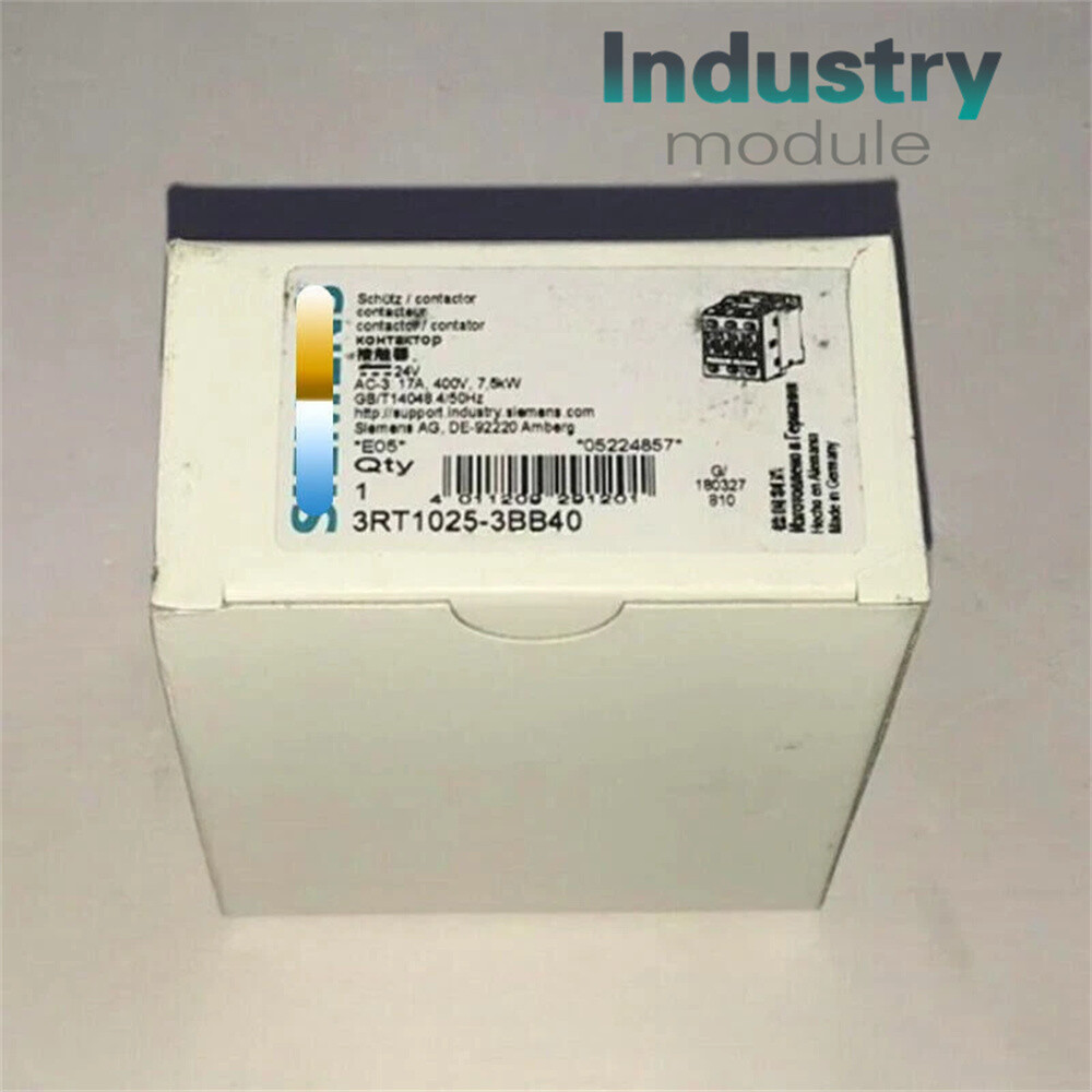 1PCS New Siemens 3RT1025-3BB40 3RT1 025-3BB40 In Box Expedited Ship