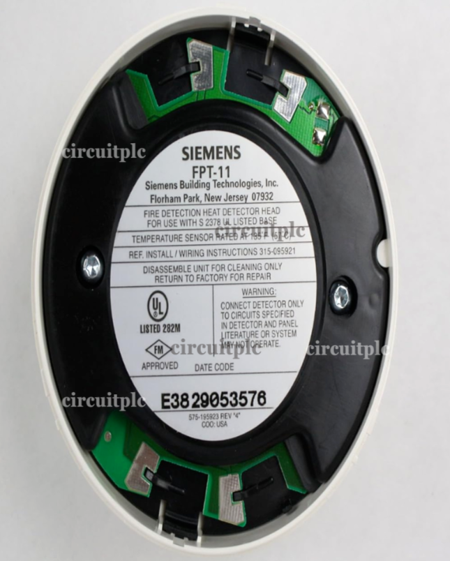 SIEMENS FPT-11 INTELLIGENT HEAT THERMAL DETECTOR FPT11