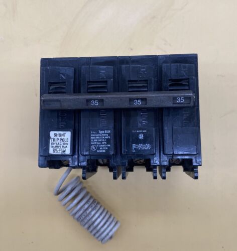 Siemens B335H00S01 Circuit Breaker - 35A, 3P, 240V 22K BLH 120V SHUNT TRIP - NEW