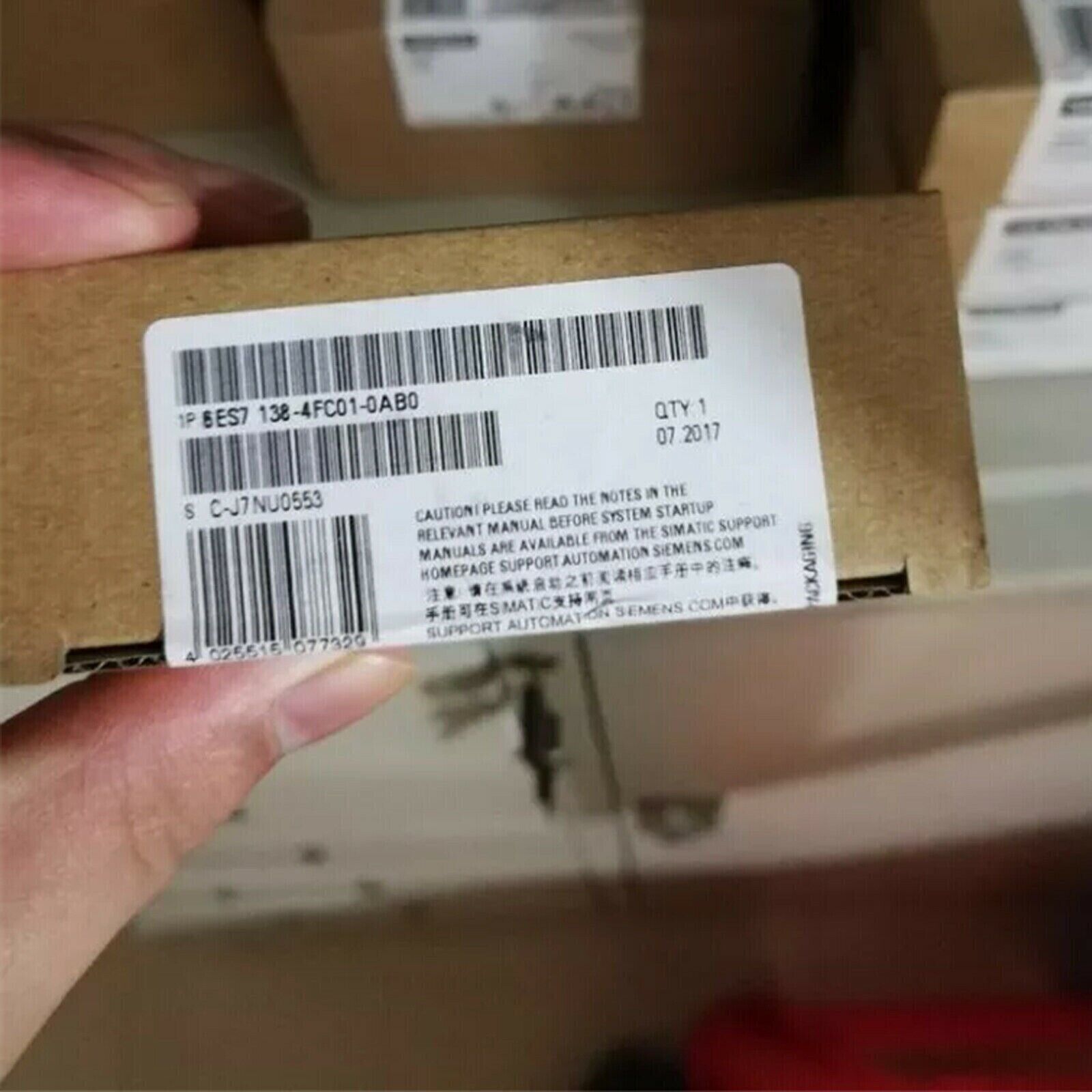 New Siemens 6ES7 138-4FC01-0AB0 6ES7138-4FC01-0AB0 Electronics module f. ET200S