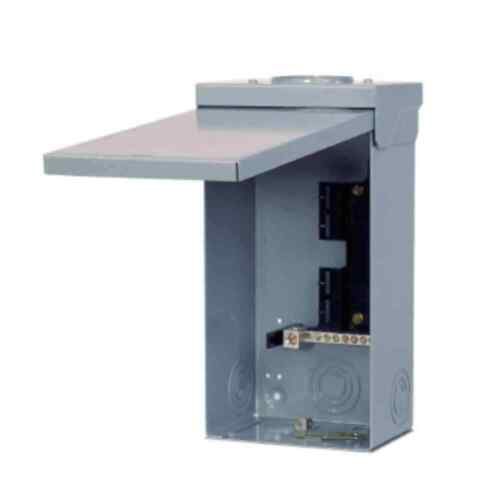 EQ 125 Amp 4-Space 8-Circuit Main Lug Outdoor Load Center
