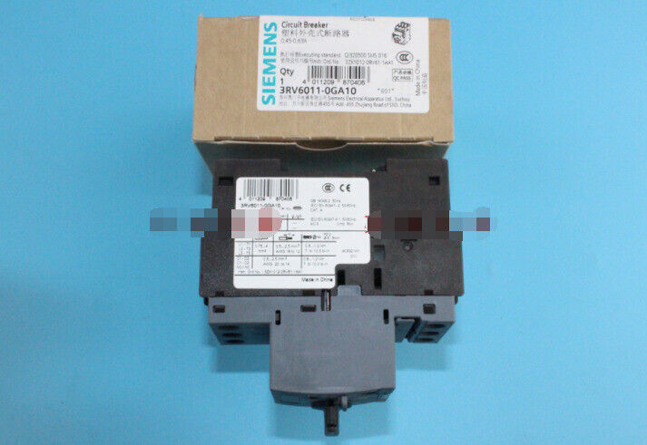 Siemens 3RV6011-0GA10 3RV60110GA10 0.45-0.63A Circuit Breaker -New Free Ship *UP