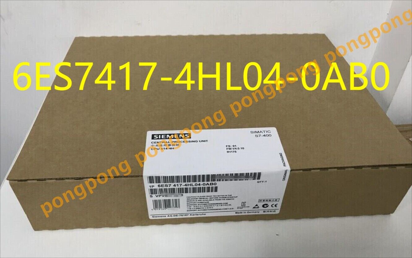 SIEMENS New Sealed 6ES7 417-4HL04-0AB0 6ES7417-4HL04-0AB0 FREE SHIP