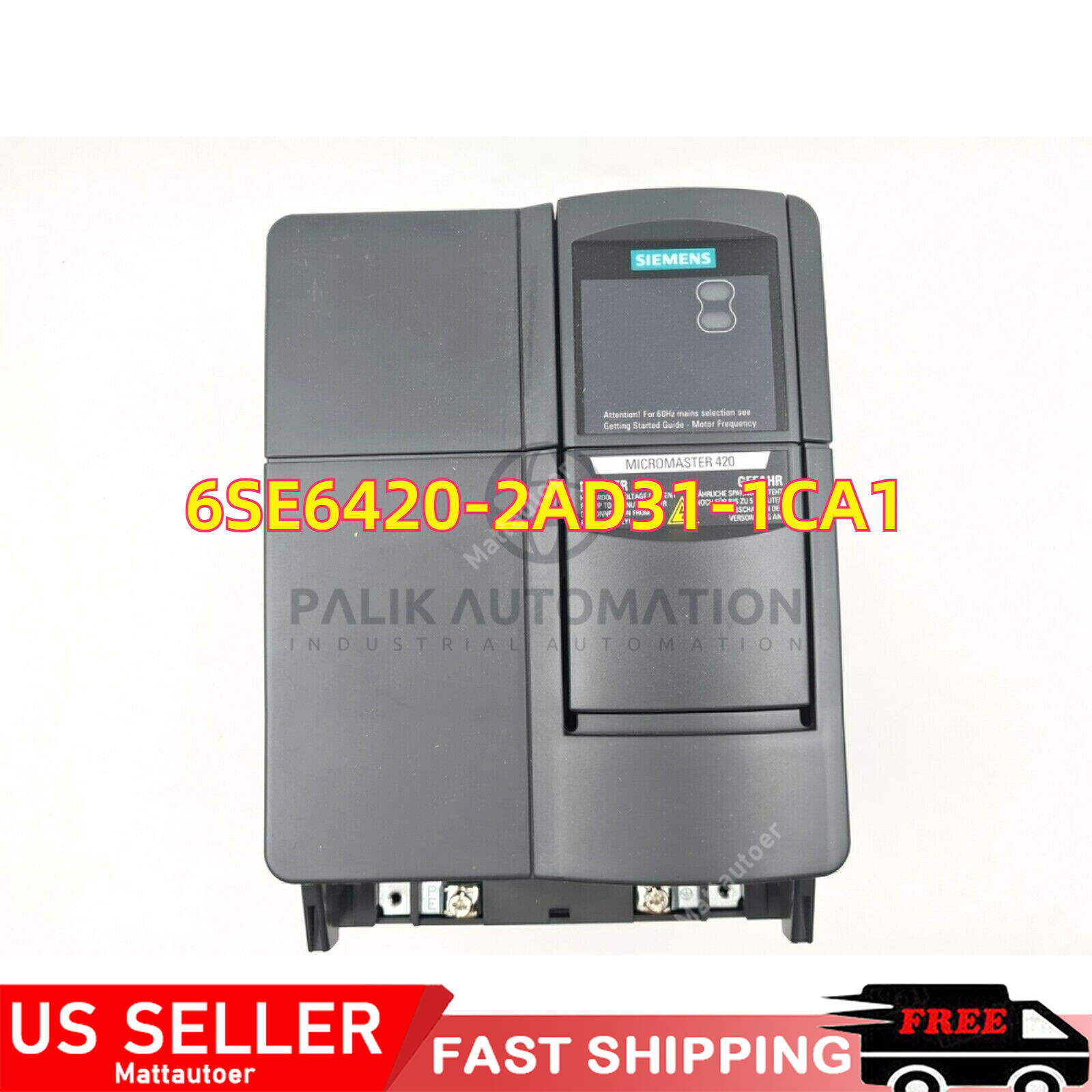 New Siemens 6SE6 420-2AD31-1CA1 6SE6420-2AD31-1CA1 MICROMASTER 420 with Filter
