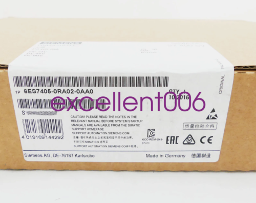 6ES7 405-0RA02-0AA0 NEW SIEMENS 6ES7405-0RA02-0AA0 S7-400, power supply PS405 //