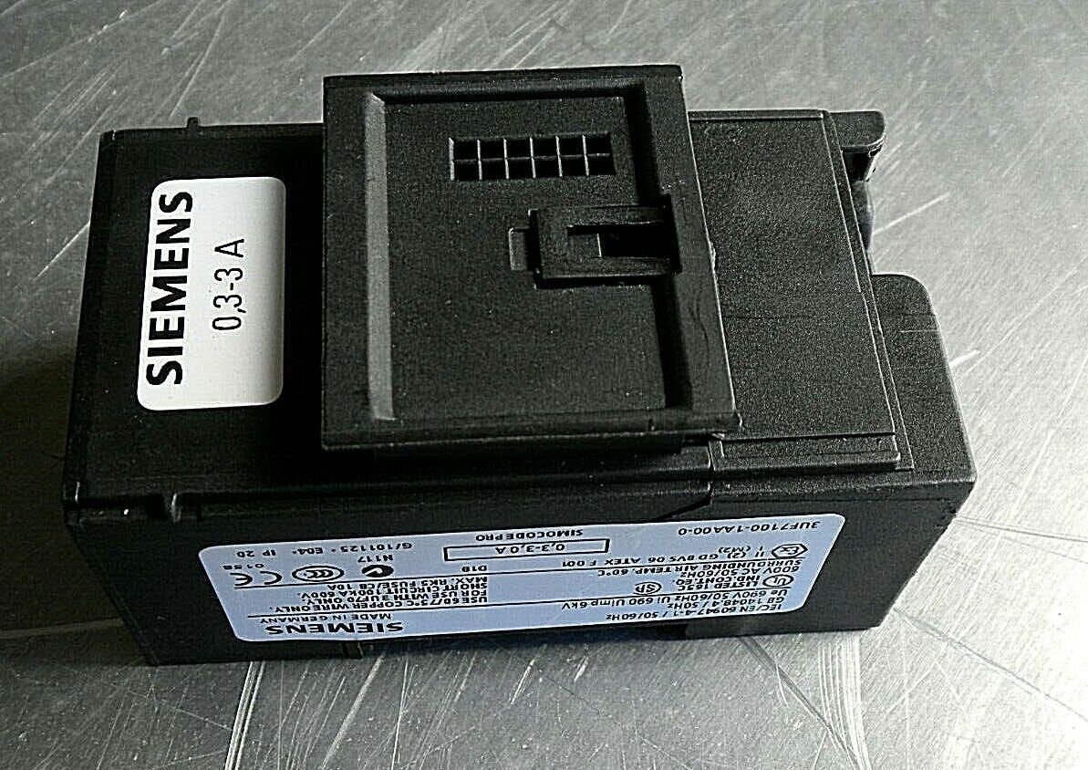 SIEMENS 3UF7100-1AA00-0 CURRENT MEASURING MODULE FOR SIMOCDE PRO SERIES